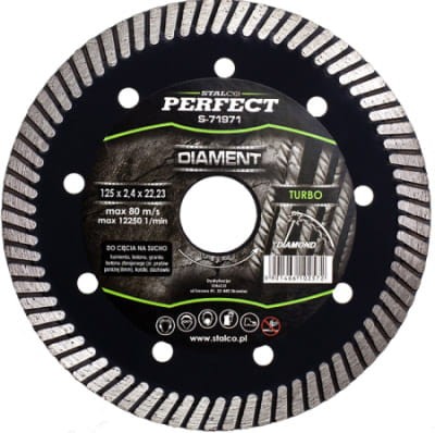 Stalco Perfect Tarcza diamentowa Turbo 125mm