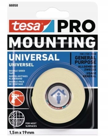 Tesa Taśma montażowa Pro universal 1,5m x 19mm