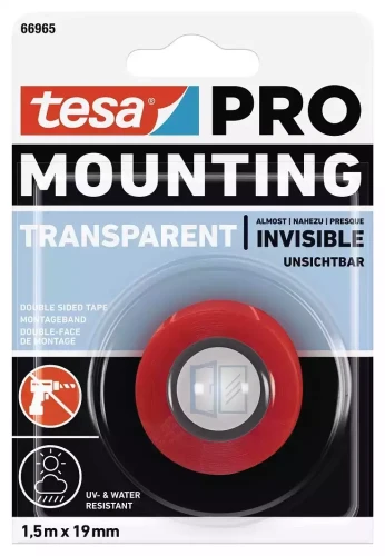 Tesa Taśma montażowa Pro Transparent 1,5m x 19mm