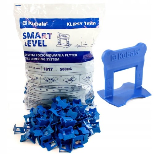 Kubala SMART LEVEL klipsy 1.0mm PACZKA XXL 500szt.