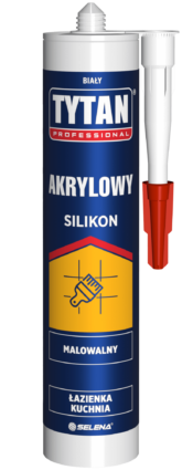 Tytan Silikon Akrylowy biały 280ml