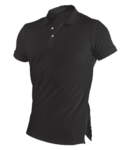 Stalco Koszulka polo męska GARU czarny 3XL