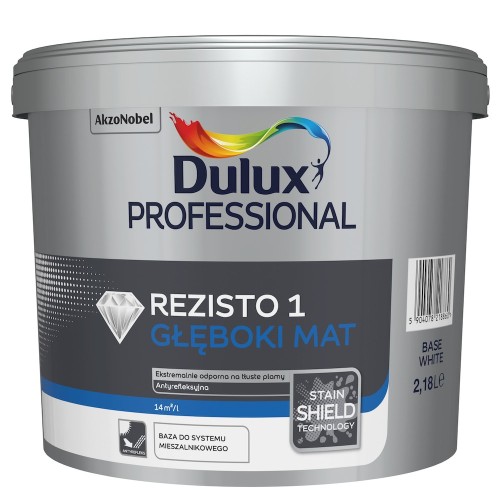 Dulux Pro REZISTO  1 Base White 2,18L