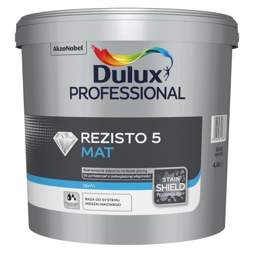 Dulux Pro REZISTO  5  Base White 4,44L