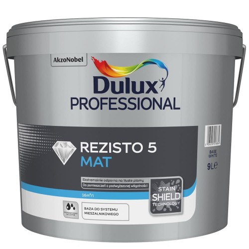 Dulux Pro REZISTO  5  Base White 9L