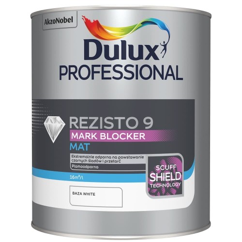 Dulux Pro REZISTO  9 Base White 0,9L