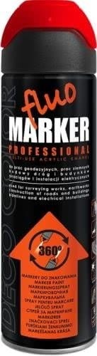 Spray Deco Color fluo czerwona 500ml