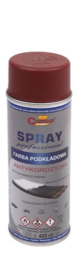 Spray Champion Podkład Czerwony 400ml Ral3009
