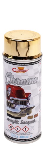 Spray Champion Super Super Chrom Złoty 400ml 