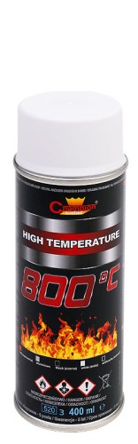 Spray Champion Żaroodporna Żaroodp. Biały 400ml Ral9003