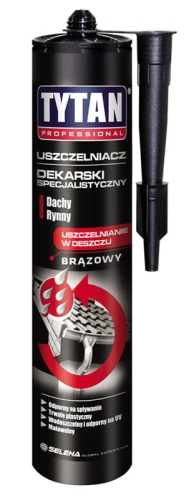Tytan Professional Uszczelniacz Dekarski Specjalistyczny 280ml Brązowy