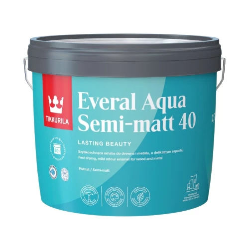 Tikkurila Everal Aqua Semi Matt 40 Baza C 2,7L