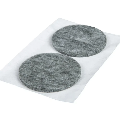 Podkładki Filcowe Koło 40mm 4sztuki Szare 6-7mm Grubości