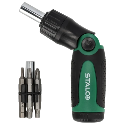 Stalco WKRĘTAK Z GRZECHOTKĄ 13EL.   Z KOŃCÓWKAMI : 1/4X25MM SL5mm,SL6mm,SL7mm,PH1,PH2,PH3,T10,T15,T20,H4,H5,H6