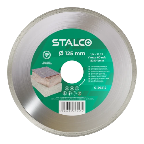 Stalco Tarcza 125Mm Glaz.Diam.Premium 