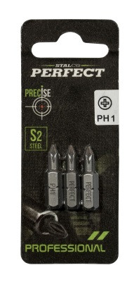 Stalco Końcówka bit 1/4" - blister PH 1X25mm (3szt)