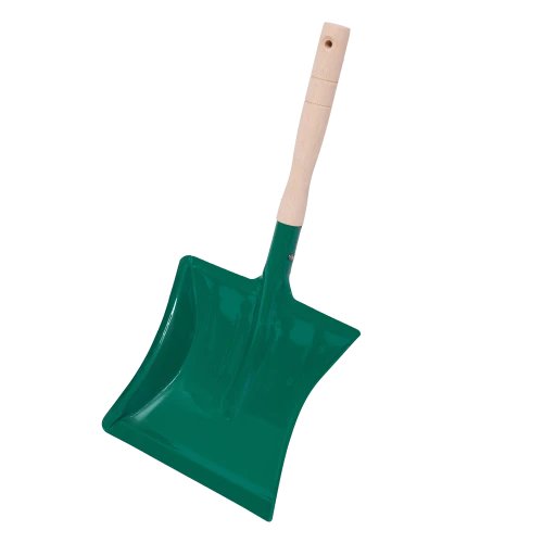 Szufelka tłoczona z trzonkiem drewnianym 520X225mm Stalco