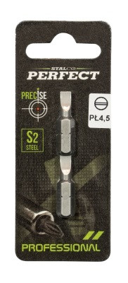Stalco Końcówka bit 1/4" - blister PŁ 0,8x5,0x225mm (2szt)