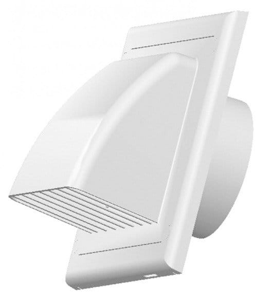 Awenta osłona wentylacyjna wywiewna kanału okrągłego fi100 biała