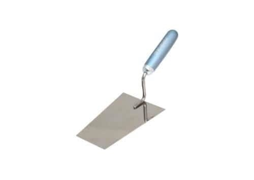 Kubala Kielnia nierdzewna trapezowa 120x180x80mm uchwyt z drewna bukowego, lakierowany