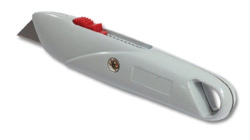 Stalco Nóż z ostrzem trapezowym metalowy S-17542