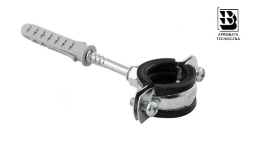 Stalco Uchwyt do rur z gumą 3/8