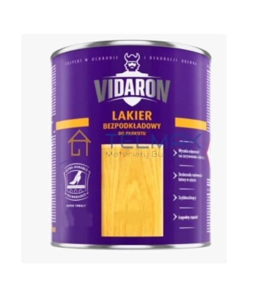 Vidaron Lakier Bezpodkładowy Do Parkietu 2,5L Półmat