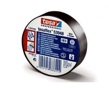 Tesa Taśma Izolacyjna 19x20m czarna
