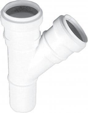 Trójnik BIAŁY (HTEA) Magnaplast 32/32/88.5