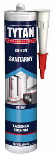 Tytan Professional Silikon Sanitarny 280ml bezbarwny