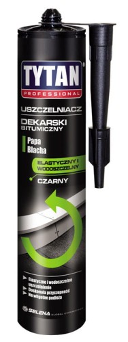 Tytan Professional Uszczelniacz dekarski bitumiczny 310ml czarny