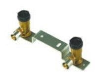 Komplet podejść pod baterię na płytce montażowej 16x2 G1/2" K-201050