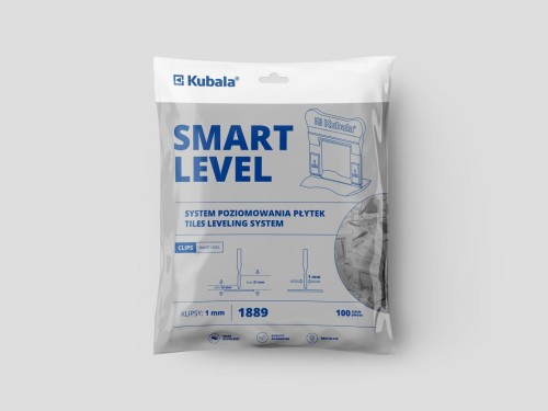 Smart level - klipsy 1mm wysoki 100szt/op *Kubala*