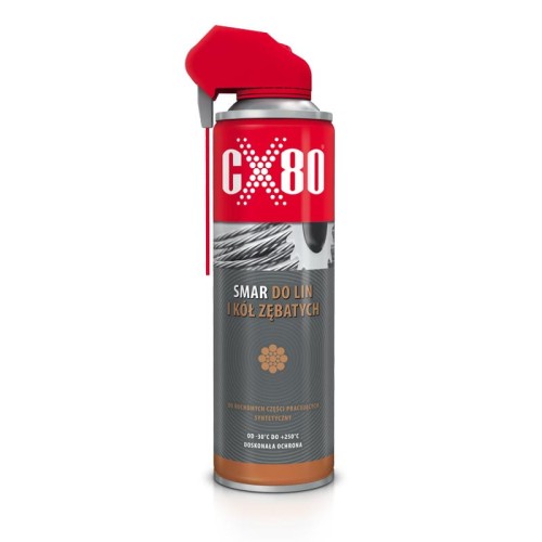 CX80 Smar do lin stalowych i kół zębatych 500ml Duo-Spray