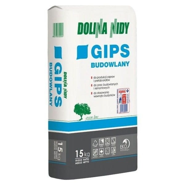 Dolina Nidy Gips Budowlany 15kg